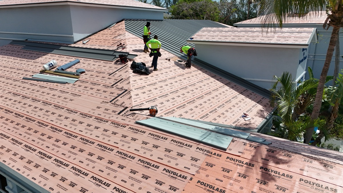 Tile roofing installation by AJF Roofing South Florida
